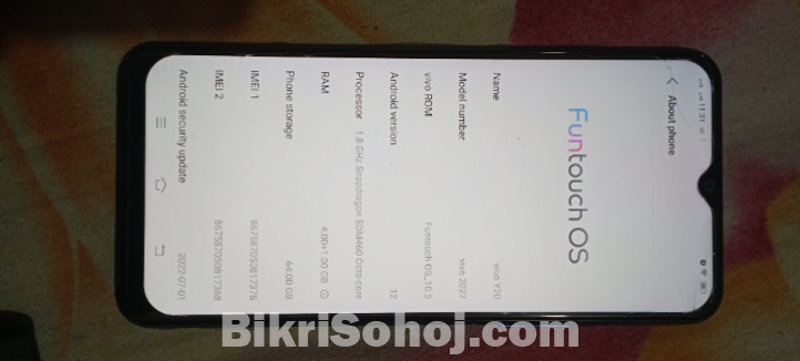 Vivo y20 new condition